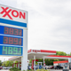 Gas prices are displayed at an Exxon gas station on July 29, 2022 in Houston, Texas.